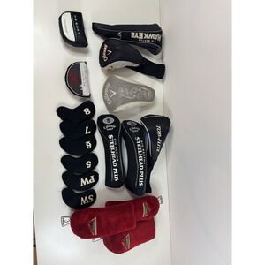 Lot Of 17 Golf Club Covers Odyssey, Ping, Callaway, Others
